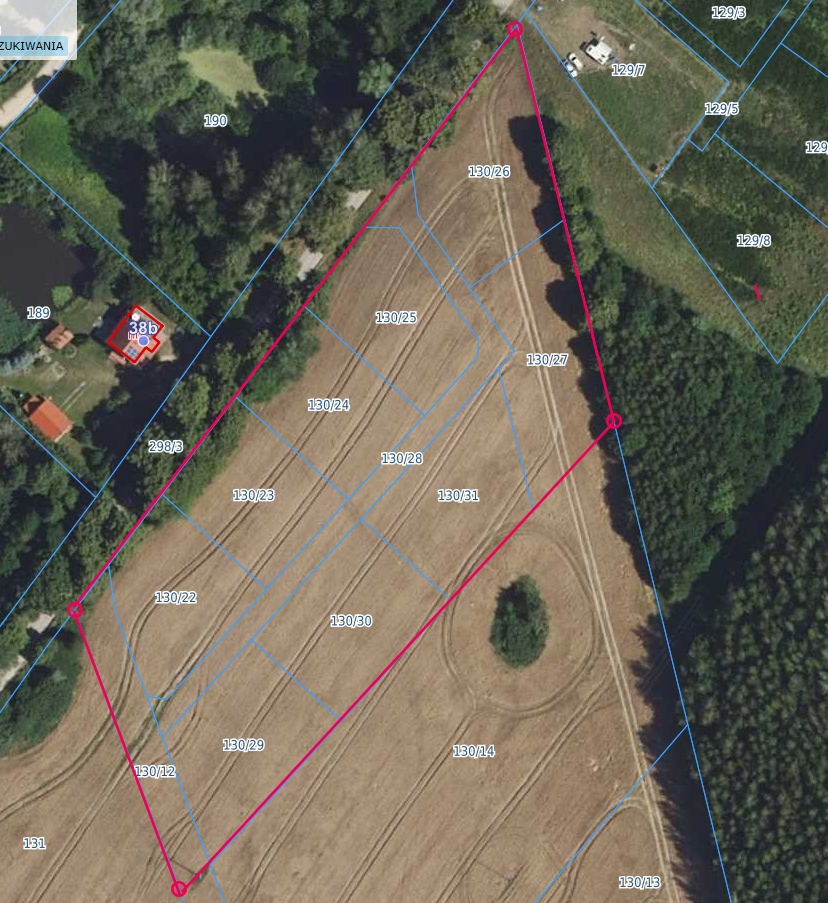 Plan podziału działek na Mazurach